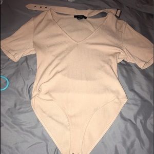 Light pink body suit